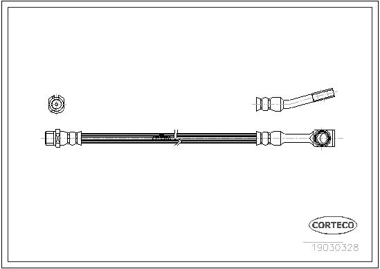 CORTECO 19030328 Brake Hose