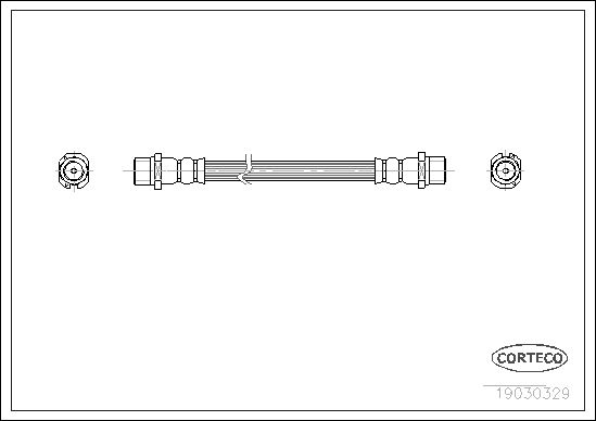 CORTECO 19030329 Brake Hose