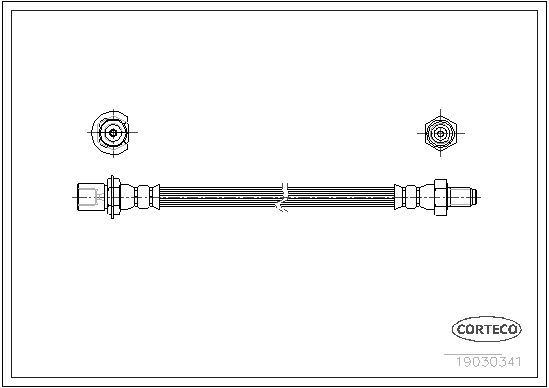 CORTECO 19030341 Brake Hose