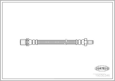 Brake Hose CORTECO 19030346