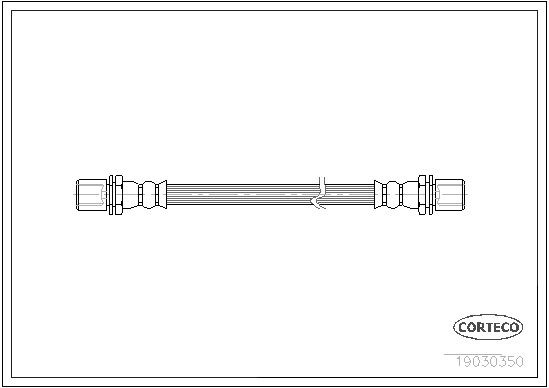 CORTECO 19030350 Brake Hose