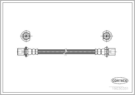 CORTECO 19030351 Brake Hose