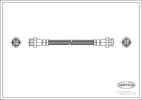 CORTECO 19030370 Brake Hose