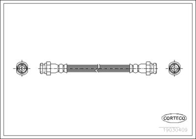 Brake Hose CORTECO 19030409