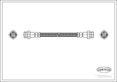 Brake Hose CORTECO 19030440