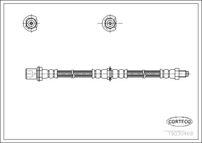 Brake Hose CORTECO 19030468
