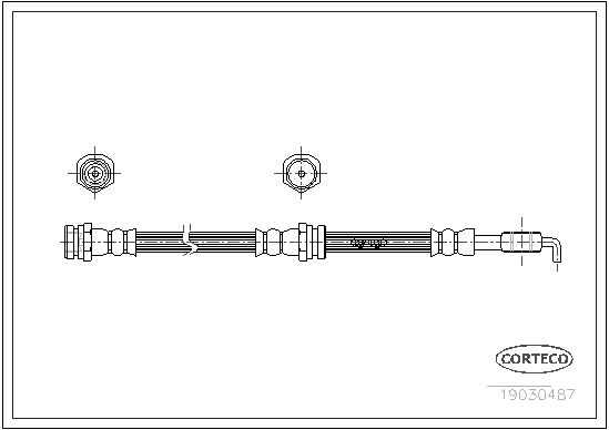 CORTECO 19030487 Brake Hose