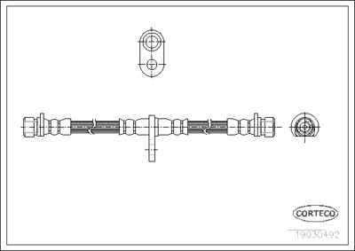 Brake Hose CORTECO 19030492