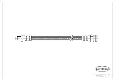 Brake Hose CORTECO 19030517