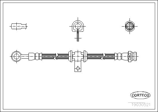 CORTECO 19030521 Brake Hose
