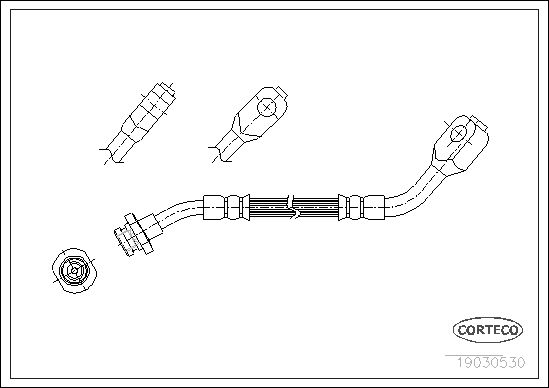 CORTECO 19030530 Brake Hose