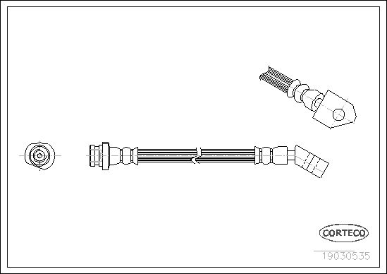 CORTECO 19030535 Brake Hose