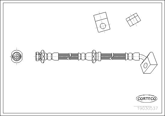 CORTECO 19030537 Brake Hose