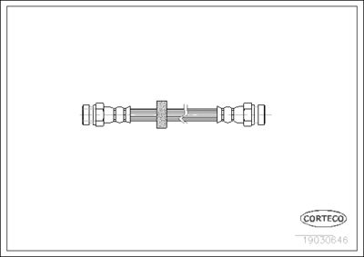 Brake Hose CORTECO 19030646