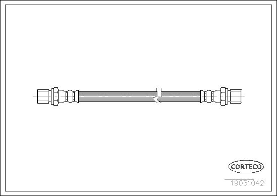 CORTECO 19031042 Brake Hose