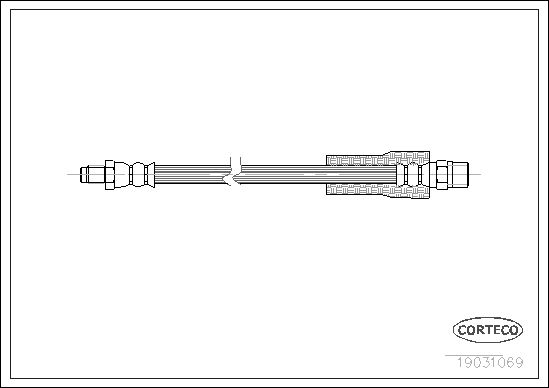 CORTECO 19031069 Brake Hose