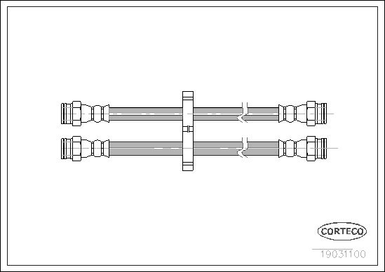 CORTECO 19031100 Brake Hose