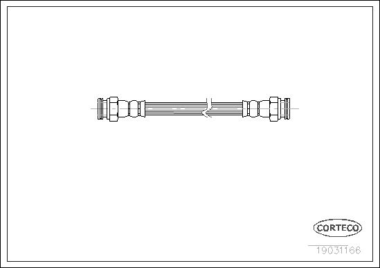 CORTECO 19031166 Brake Hose