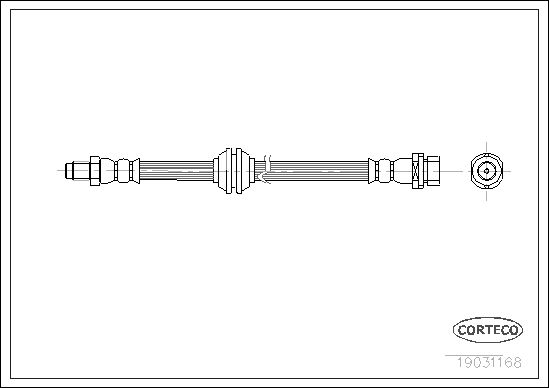 CORTECO 19031168 Brake Hose