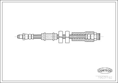 Brake Hose CORTECO 19031192