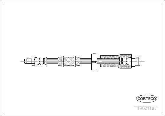 CORTECO 19031197 Brake Hose