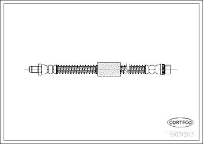 Brake Hose CORTECO 19031203