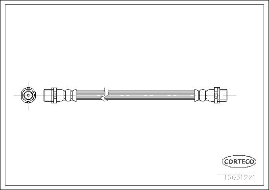 CORTECO 19031221 Brake Hose