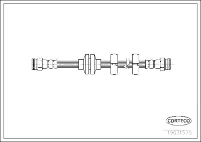 Brake Hose CORTECO 19031575