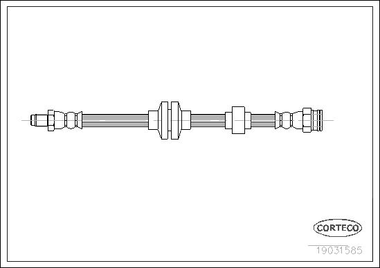 CORTECO 19031585 Brake Hose