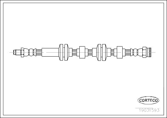 CORTECO 19031593 Brake Hose