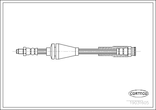 CORTECO 19031605 Brake Hose