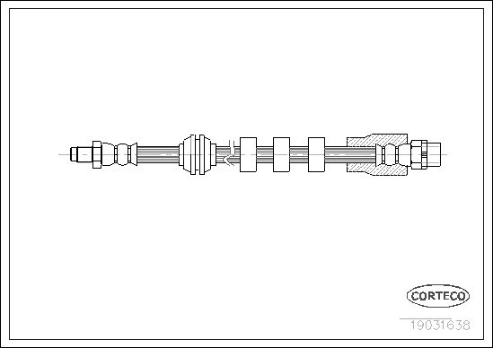 CORTECO 19031638 Brake Hose