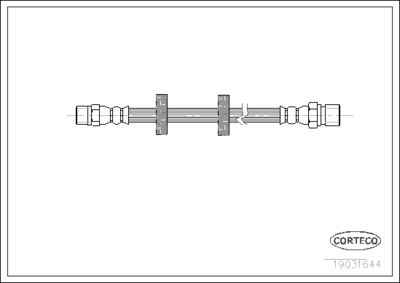 Brake Hose CORTECO 19031644