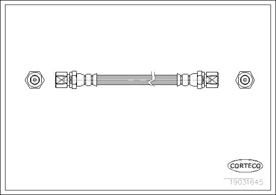CORTECO 19031645 Brake Hose