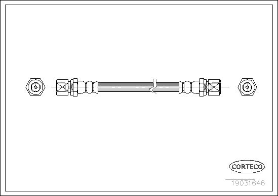 CORTECO 19031646 Brake Hose