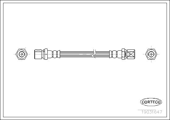 CORTECO 19031647 Brake Hose