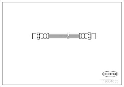 Brake Hose CORTECO 19031655