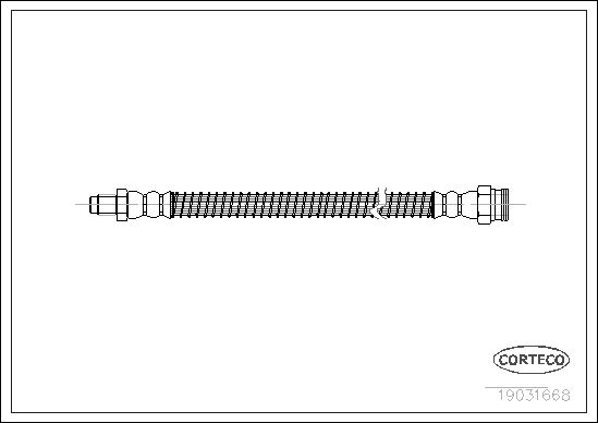 CORTECO 19031668 Brake Hose