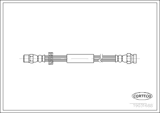 CORTECO 19031688 Brake Hose