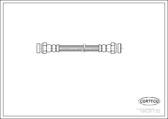 CORTECO 19031735 Brake Hose