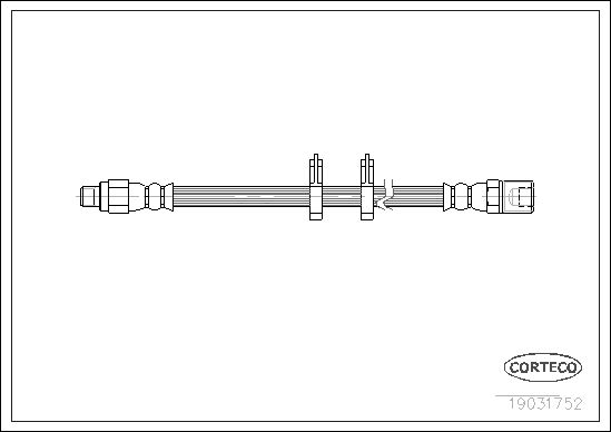 CORTECO 19031752 Brake Hose