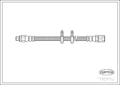 Brake Hose CORTECO 19031752
