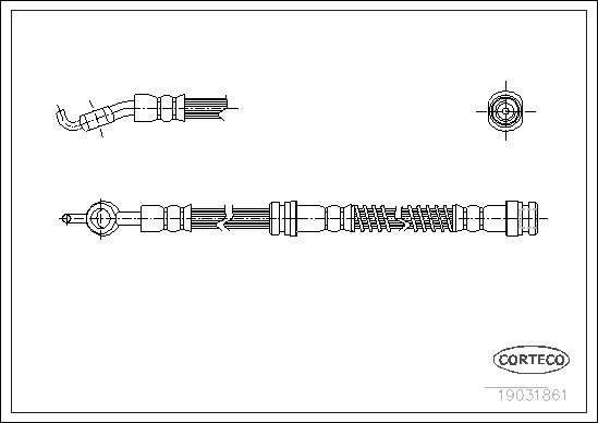 CORTECO 19031861 Brake Hose