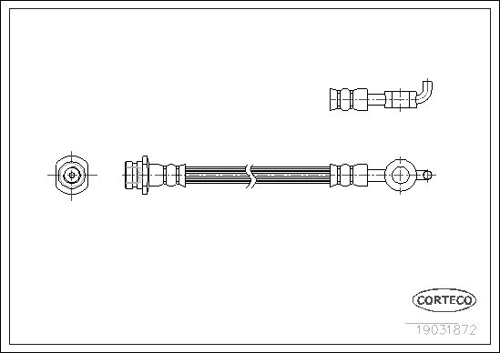 CORTECO 19031872 Brake Hose
