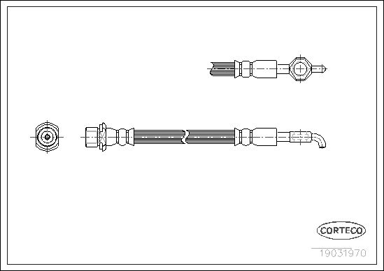 CORTECO 19031970 Brake Hose