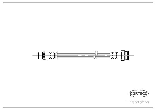 CORTECO 19032097 Brake Hose
