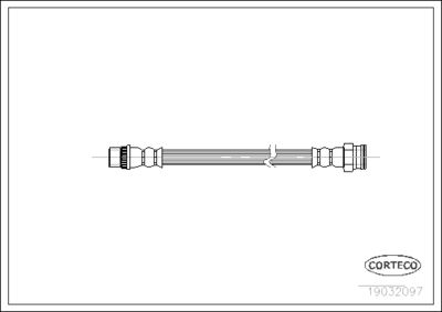 Brake Hose CORTECO 19032097