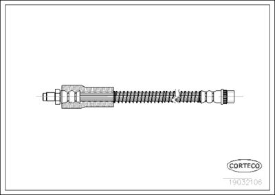 Brake Hose CORTECO 19032106