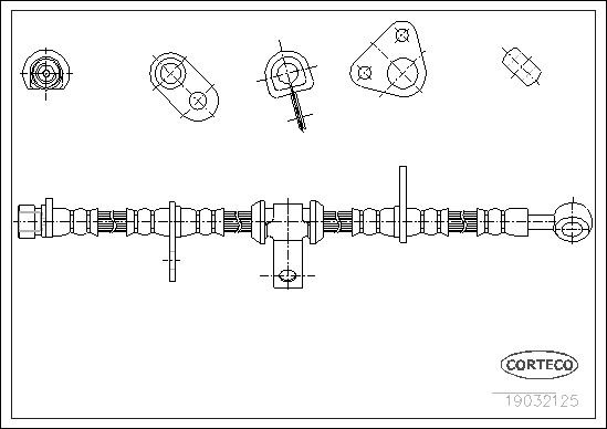 CORTECO 19032125 Brake Hose