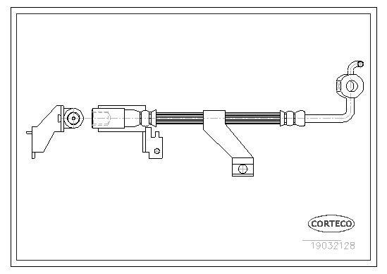 CORTECO 19032128 Brake Hose